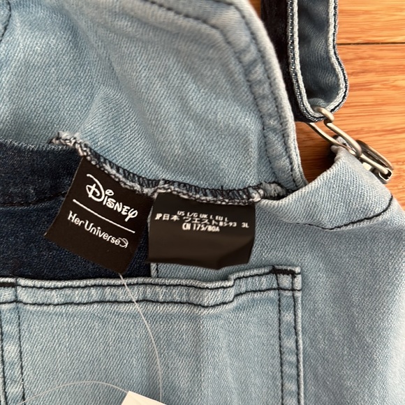 NWT Her Universe Mickey Mouse overall dress size L - Picture 3 of 6